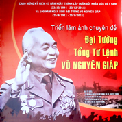 Photo exhibition about General Vo Nguyen Giap